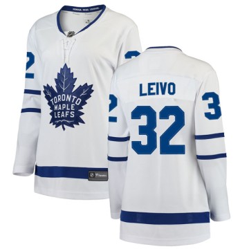 Breakaway Fanatics Branded Women's Josh Leivo Toronto Maple Leafs Away Jersey - White