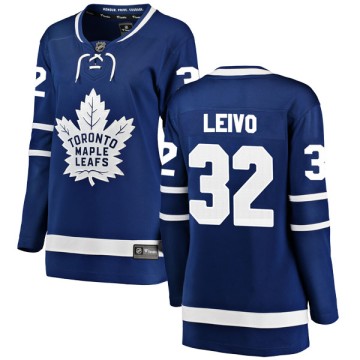 Breakaway Fanatics Branded Women's Josh Leivo Toronto Maple Leafs Home Jersey - Blue