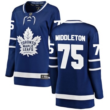 Breakaway Fanatics Branded Women's Keaton Middleton Toronto Maple Leafs Home Jersey - Blue