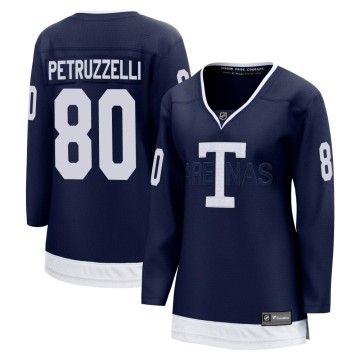 Breakaway Fanatics Branded Women's Keith Petruzzelli Toronto Maple Leafs 2022 Heritage Classic Jersey - Navy