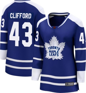 Breakaway Fanatics Branded Women's Kyle Clifford Toronto Maple Leafs Special Edition 2.0 Jersey - Royal