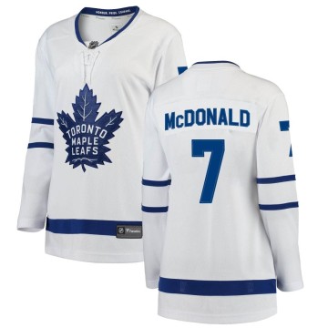 Breakaway Fanatics Branded Women's Lanny McDonald Toronto Maple Leafs Away Jersey - White