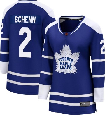 Breakaway Fanatics Branded Women's Luke Schenn Toronto Maple Leafs Special Edition 2.0 Jersey - Royal