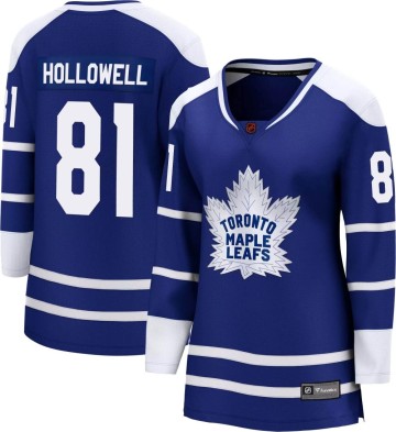 Breakaway Fanatics Branded Women's Mac Hollowell Toronto Maple Leafs Special Edition 2.0 Jersey - Royal