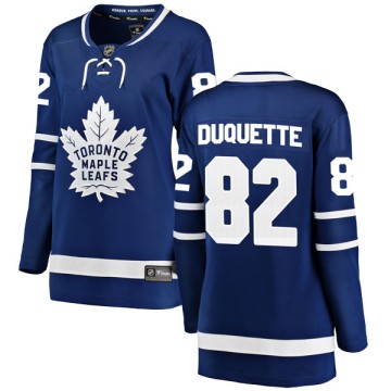 Breakaway Fanatics Branded Women's Marc-Olivier Duquette Toronto Maple Leafs Home Jersey - Blue