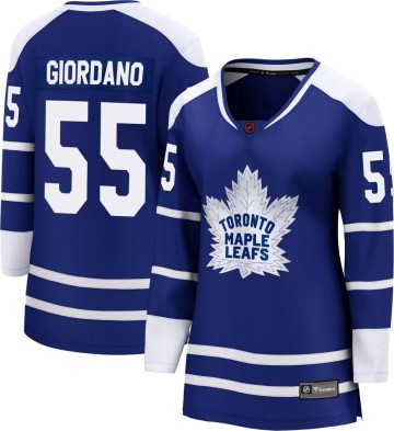 Breakaway Fanatics Branded Women's Mark Giordano Toronto Maple Leafs Special Edition 2.0 Jersey - Royal