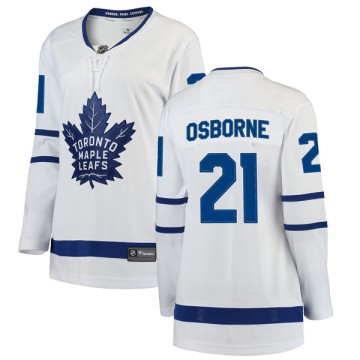 Breakaway Fanatics Branded Women's Mark Osborne Toronto Maple Leafs Away Jersey - White