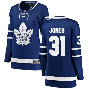 Breakaway Fanatics Branded Women's Martin Jones Toronto Maple Leafs Home Jersey - Blue
