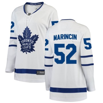 Breakaway Fanatics Branded Women's Martin Marincin Toronto Maple Leafs Away Jersey - White
