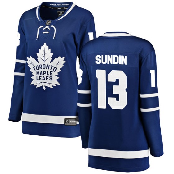 Breakaway Fanatics Branded Women's Mats Sundin Toronto Maple Leafs Home Jersey - Blue