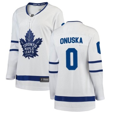 Breakaway Fanatics Branded Women's Matt Onuska Toronto Maple Leafs Away Jersey - White