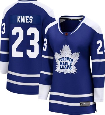 Breakaway Fanatics Branded Women's Matthew Knies Toronto Maple Leafs Special Edition 2.0 Jersey - Royal