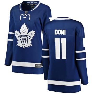 Breakaway Fanatics Branded Women's Max Domi Toronto Maple Leafs Home Jersey - Blue