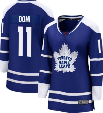 Breakaway Fanatics Branded Women's Max Domi Toronto Maple Leafs Special Edition 2.0 Jersey - Royal