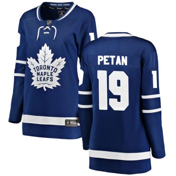Breakaway Fanatics Branded Women's Nic Petan Toronto Maple Leafs Home Jersey - Blue
