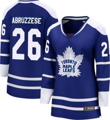 Breakaway Fanatics Branded Women's Nick Abruzzese Toronto Maple Leafs Special Edition 2.0 Jersey - Royal