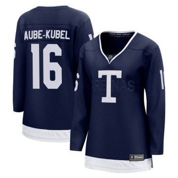 Breakaway Fanatics Branded Women's Nicolas Aube-Kubel Toronto Maple Leafs 2022 Heritage Classic Jersey - Navy