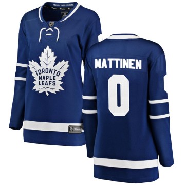 Breakaway Fanatics Branded Women's Nicolas Mattinen Toronto Maple Leafs Home Jersey - Blue