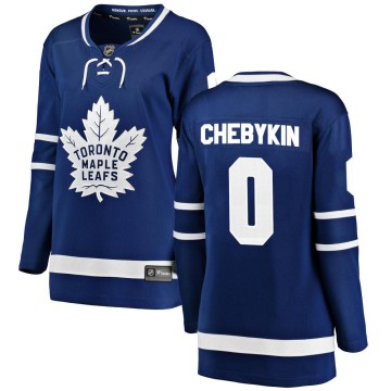 Breakaway Fanatics Branded Women's Nikolai Chebykin Toronto Maple Leafs Home Jersey - Blue