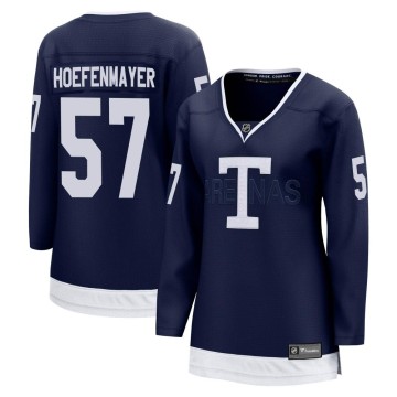 Breakaway Fanatics Branded Women's Noel Hoefenmayer Toronto Maple Leafs 2022 Heritage Classic Jersey - Navy
