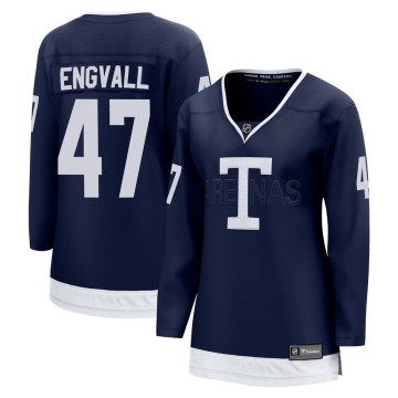 Breakaway Fanatics Branded Women's Pierre Engvall Toronto Maple Leafs 2022 Heritage Classic Jersey - Navy
