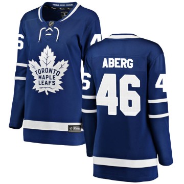Breakaway Fanatics Branded Women's Pontus Aberg Toronto Maple Leafs Home Jersey - Blue