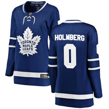 Breakaway Fanatics Branded Women's Pontus Holmberg Toronto Maple Leafs Home Jersey - Blue