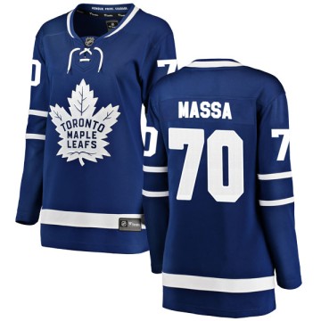 Breakaway Fanatics Branded Women's Ryan Massa Toronto Maple Leafs Home Jersey - Blue