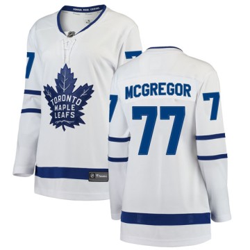 Breakaway Fanatics Branded Women's Ryan McGregor Toronto Maple Leafs Away Jersey - White