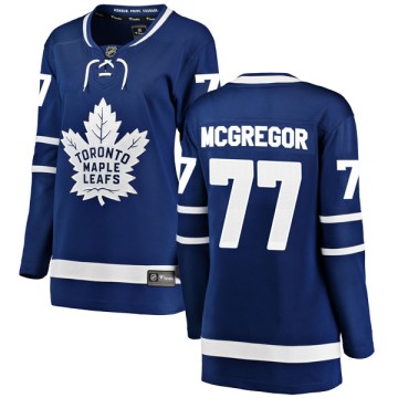 Breakaway Fanatics Branded Women's Ryan McGregor Toronto Maple Leafs Home Jersey - Blue