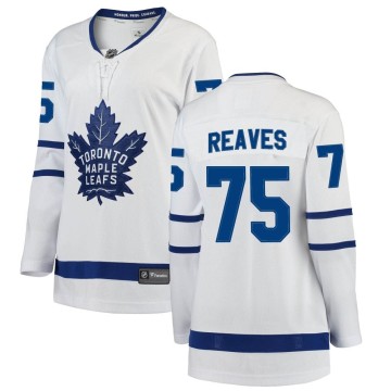Breakaway Fanatics Branded Women's Ryan Reaves Toronto Maple Leafs Away Jersey - White
