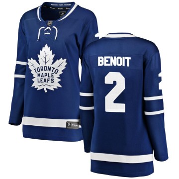 Breakaway Fanatics Branded Women's Simon Benoit Toronto Maple Leafs Home Jersey - Blue