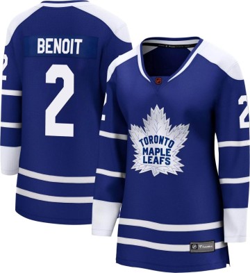 Breakaway Fanatics Branded Women's Simon Benoit Toronto Maple Leafs Special Edition 2.0 Jersey - Royal