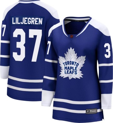 Breakaway Fanatics Branded Women's Timothy Liljegren Toronto Maple Leafs Special Edition 2.0 Jersey - Royal