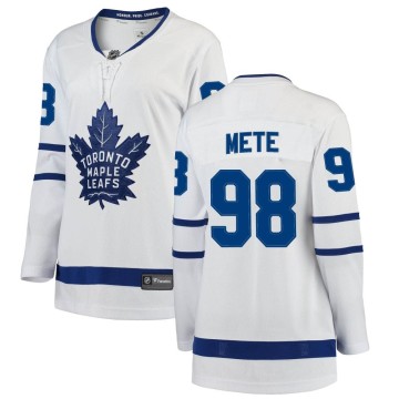 Breakaway Fanatics Branded Women's Victor Mete Toronto Maple Leafs Away Jersey - White