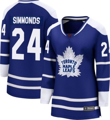 Breakaway Fanatics Branded Women's Wayne Simmonds Toronto Maple Leafs Special Edition 2.0 Jersey - Royal