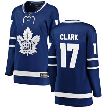 Breakaway Fanatics Branded Women's Wendel Clark Toronto Maple Leafs Home Jersey - Blue