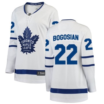 Breakaway Fanatics Branded Women's Zach Bogosian Toronto Maple Leafs Away Jersey - White