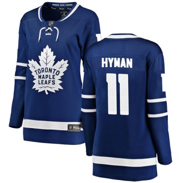 Breakaway Fanatics Branded Women's Zach Hyman Toronto Maple Leafs Home Jersey - Blue