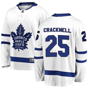 Breakaway Fanatics Branded Youth Adam Cracknell Toronto Maple Leafs Away Jersey - White