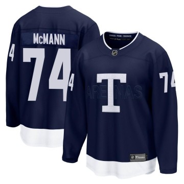 Breakaway Fanatics Branded Youth Bobby McMann Toronto Maple Leafs 2022 Heritage Classic Jersey - Navy