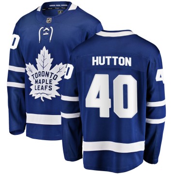 Breakaway Fanatics Branded Youth Carter Hutton Toronto Maple Leafs Home Jersey - Blue