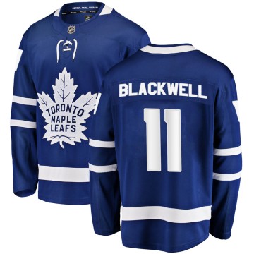Breakaway Fanatics Branded Youth Colin Blackwell Toronto Maple Leafs Home Jersey - Blue