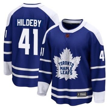 Breakaway Fanatics Branded Youth Dennis Hildeby Toronto Maple Leafs Special Edition 2.0 Jersey - Royal
