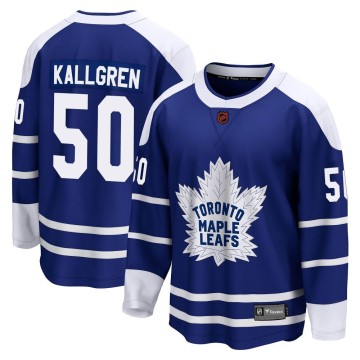 Breakaway Fanatics Branded Youth Erik Kallgren Toronto Maple Leafs Special Edition 2.0 Jersey - Royal