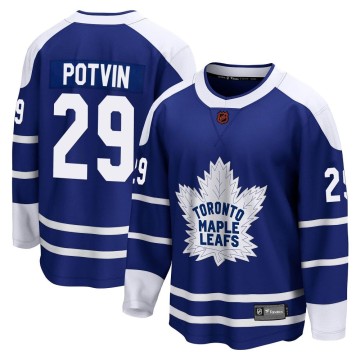 Breakaway Fanatics Branded Youth Felix Potvin Toronto Maple Leafs Special Edition 2.0 Jersey - Royal