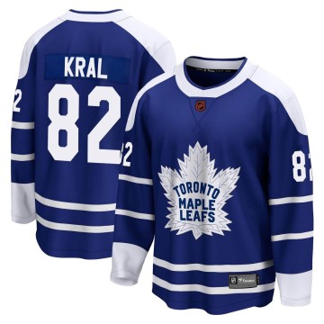 Breakaway Fanatics Branded Youth Filip Kral Toronto Maple Leafs Special Edition 2.0 Jersey - Royal