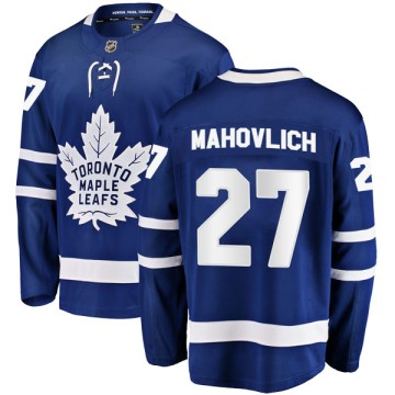 Breakaway Fanatics Branded Youth Frank Mahovlich Toronto Maple Leafs Home Jersey - Blue