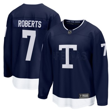 Breakaway Fanatics Branded Youth Gary Roberts Toronto Maple Leafs 2022 Heritage Classic Jersey - Navy