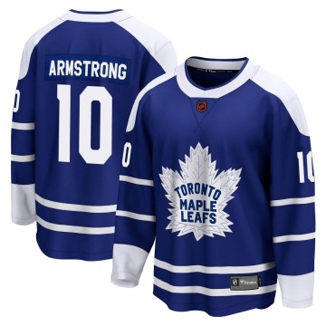 Breakaway Fanatics Branded Youth George Armstrong Toronto Maple Leafs Special Edition 2.0 Jersey - Royal
